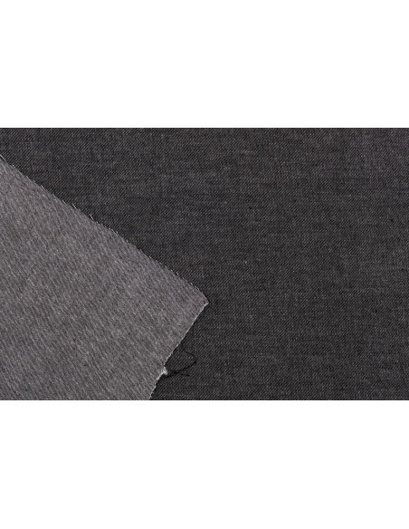 Tissu Jean Coton Chemise Noir -Au Mètre