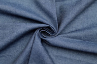 Tissu Jean Coton Chemise Bleu -Au Mètre