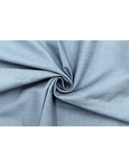 Tissu Jean Coton Chemise Bleu clair -Au Mètre
