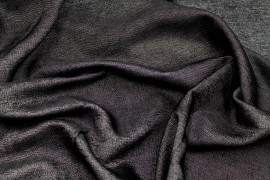 Tissu Jean Tencel Coton Noir -Au Mètre