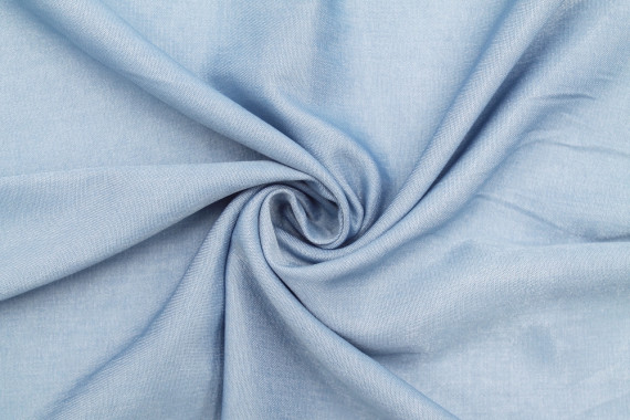 Tissu Jean Tencel Coton Bleu clair -Au Mètre