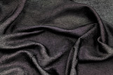 Tissu Jean Tencel Coton Noir -Coupon de 3 mètres