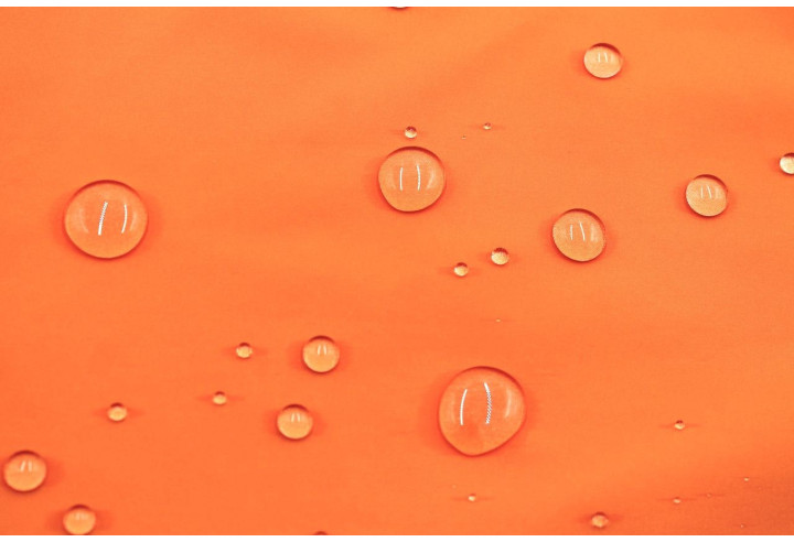 Tissu Doublure Imperméable Uni Orange -Au Mètre