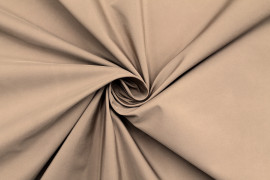 Tissu Doublure Imperméable Uni Taupe -Coupon de 3 mètres