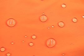 Tissu Doublure Imperméable Uni Orange -Coupon de 3 mètres