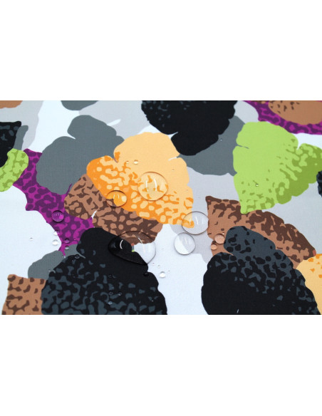 Tissu Doublure Imperméable Imprimé Automne -Au Mètre