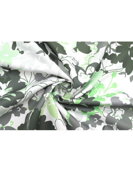 Tissu Doublure Imperméable Imprimé Fleur Forest -Au Mètre