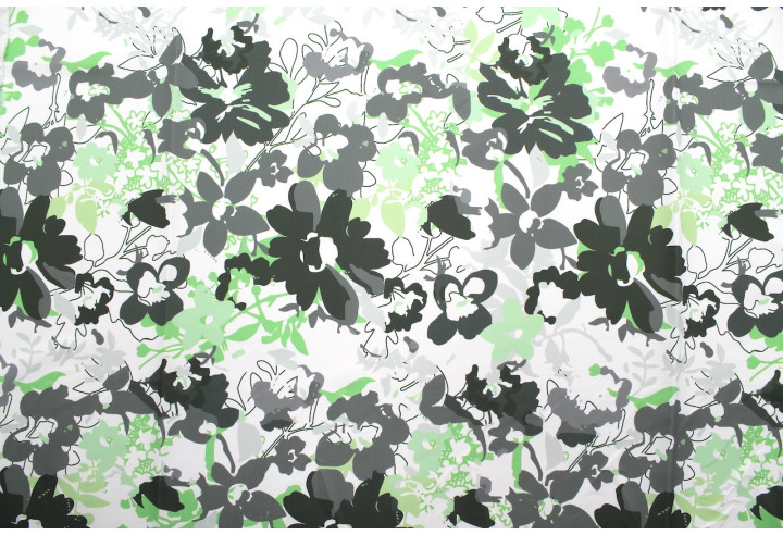 Tissu Doublure Imperméable Imprimé Fleur Forest -Au Mètre