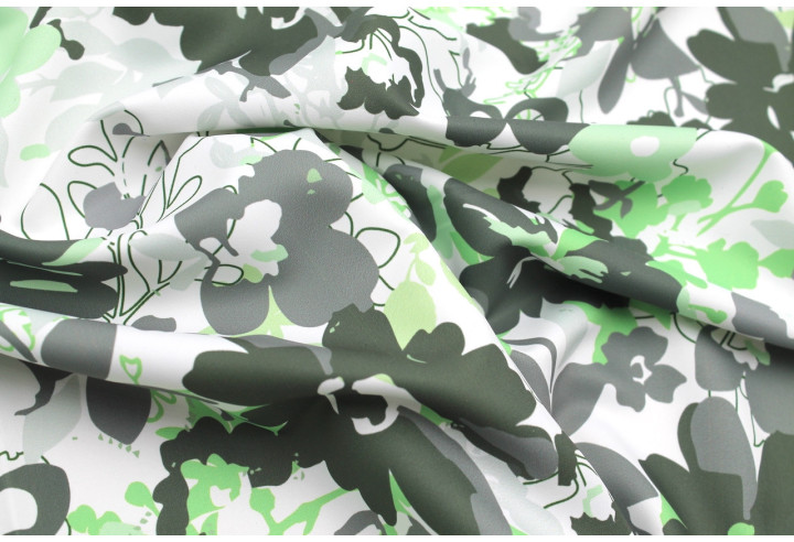 Tissu Doublure Imperméable Imprimé Fleur Forest -Au Mètre