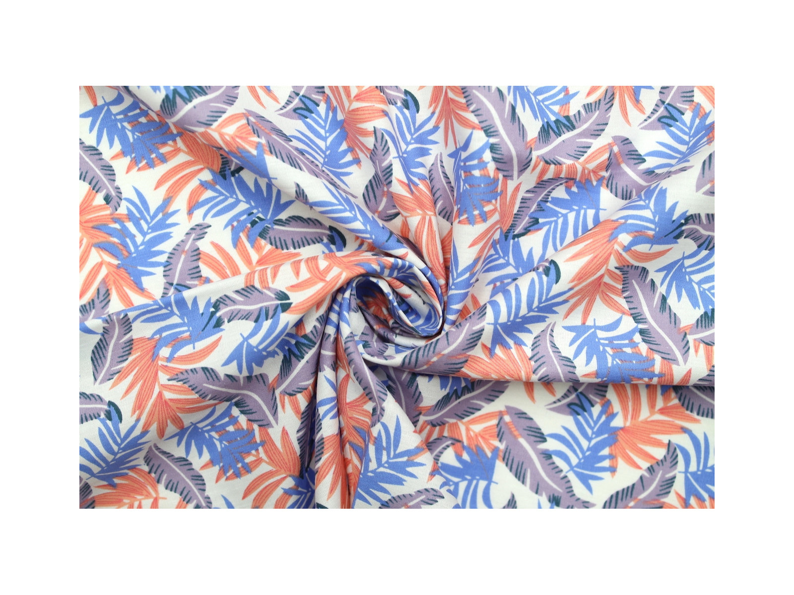 Coupon Tissu Popeline Coton Blanc Motifs Bleu/noir - Lot De 10 Coupons 50x140cm