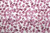 Tissu Popeline Coton Imprimé Tâches Rose -Au Mètre