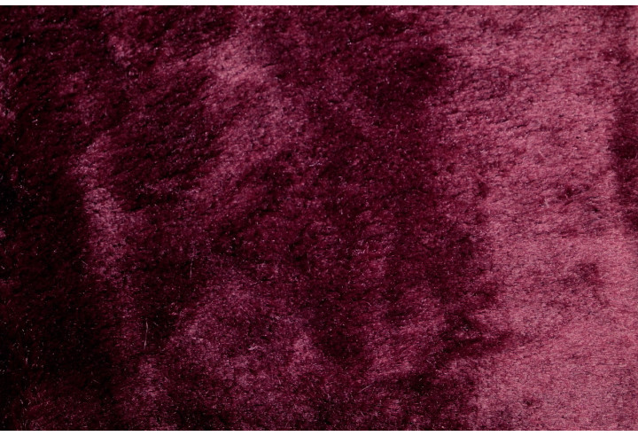 Tissu Velours Doublé Fourrure Bordeaux -Au Mètre