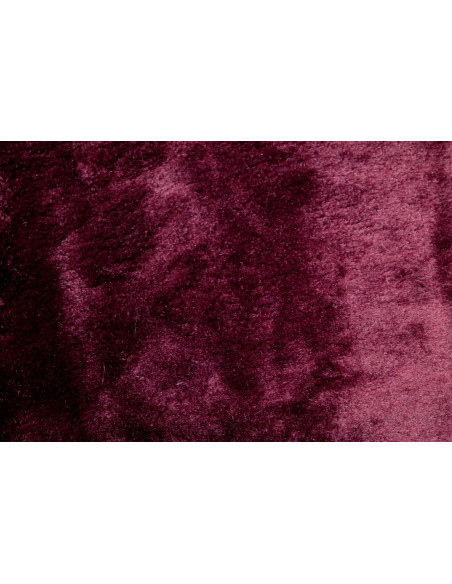 Tissu Velours Doublé Fourrure Bordeaux -Au Mètre