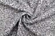 Tissu Tweed Bouclette Chloé Gris chiné -Au Mètre