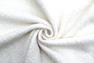 Tissu Tweed Bouclette Chloé Écru -Au Mètre