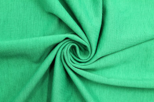 Tissu Maille Milano Uni Vert drapeau -Au Mètre