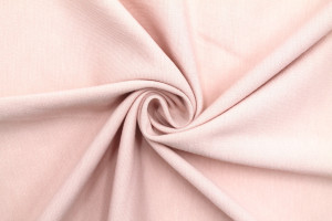 Tissu Maille Milano Uni Rose pâle -Au Mètre