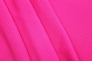 Tissu Nid d'abeille Fuchsia -Au mètre 2