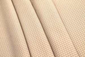 Tissu Nid d'abeille Beige -Au mètre 2
