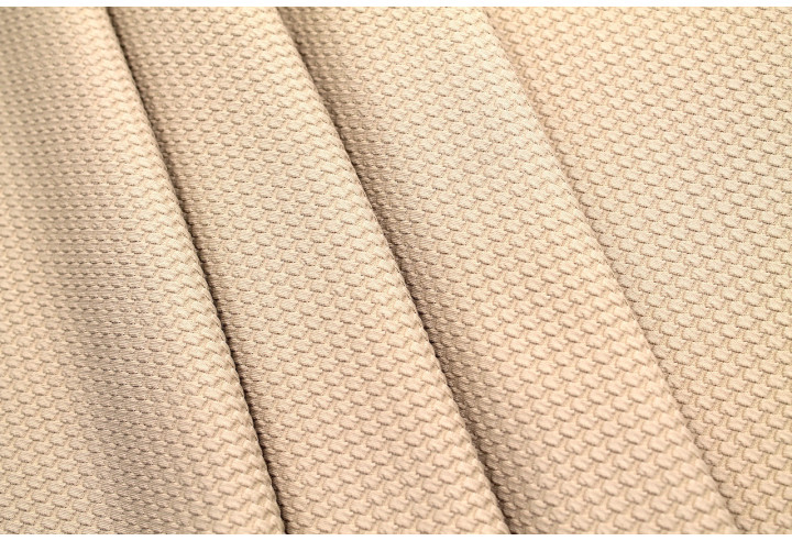 Tissu Nid d'abeille Beige -Au mètre