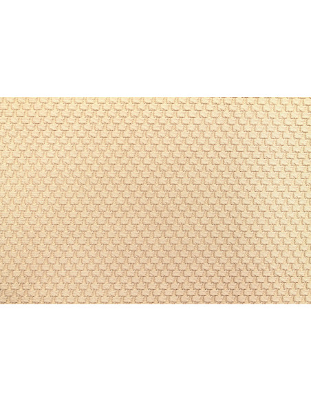 Tissu Nid d'abeille Beige -Au mètre