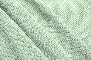 Tissu Nid d'abeille Vert Jade -Au mètre 2