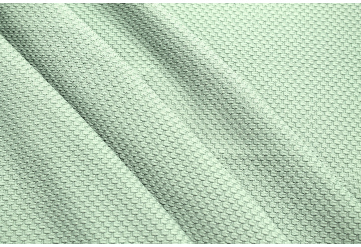 Tissu Nid d'abeille Vert Jade -Au mètre