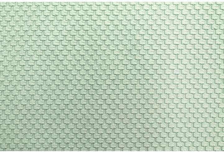 Tissu Nid d'abeille Vert Jade -Au mètre