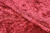Tissu Panne de Velours Rouge Coupon de 3 metres