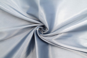 Tissu Satin Soyeux peau de pêche Bleu Denim -Au mètre