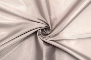 Tissu Satin Soyeux peau de pêche Beige Nude -Au mètre