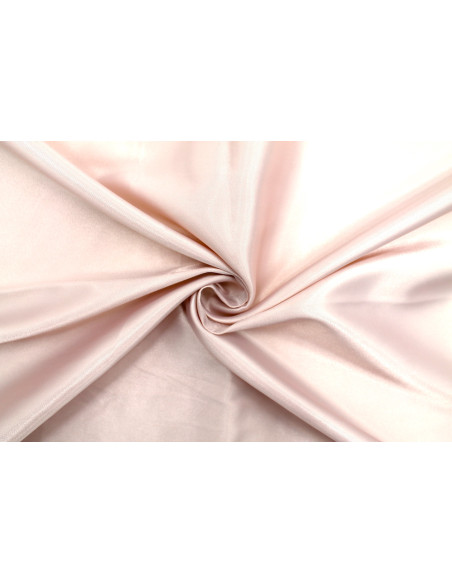 Tissu Satin Soyeux peau de pêche Rose pâle -Au mètre