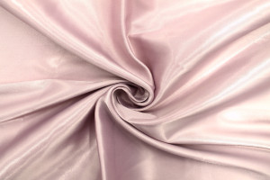 Tissu Satin Soyeux peau de pêche Vieux Rose -Au mètre