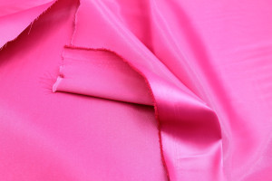 Tissu Satin Soyeux peau de pêche Fuchsia -Au mètre 2