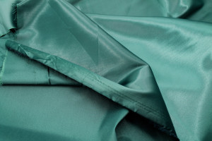Tissu Satin Soyeux peau de pêche Vert foncé -Au mètre 2