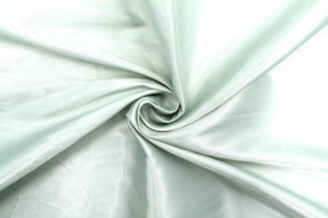 Tissu Satin Soyeux peau de pêche Vert Menthe -Au mètre