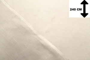 Tissu Toile Polycoton Grande Largeur Uni Naturel -Au Mètre 2