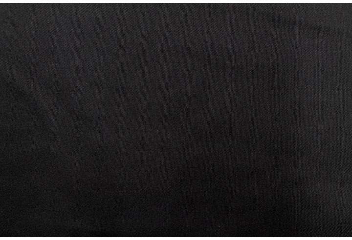 Tissu Gabardine Coton Drill Uni Noir -Au Mètre