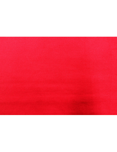 Tissu Gabardine Coton Drill Uni Rouge -Au Mètre