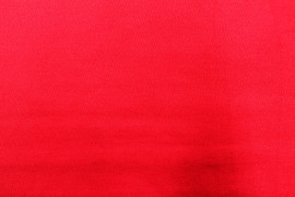 Tissu Gabardine Coton Drill Uni Rouge -Coupon de 3 mètres