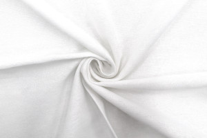 Tissu Lin Viscose Uni Blanc -Au Mètre