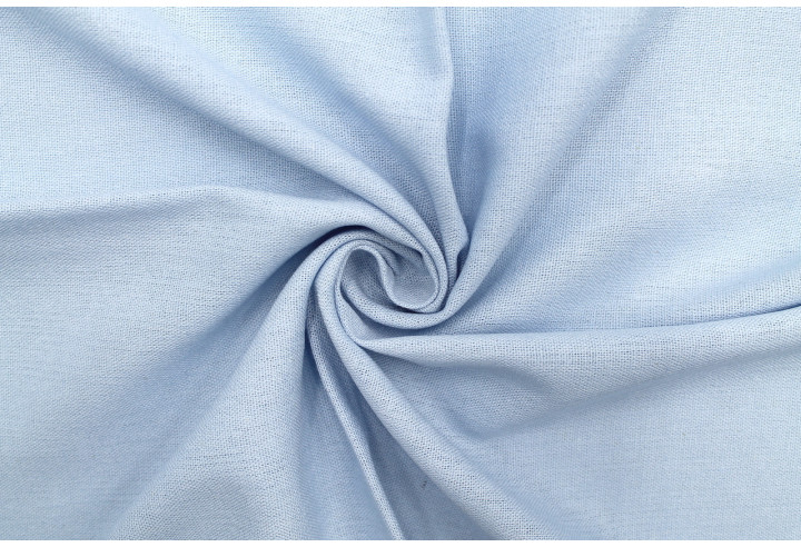 Tissu Lin Viscose Uni Ciel -Au Mètre