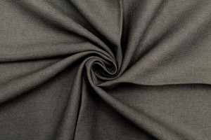 Tissu Lin Viscose Uni Kaki -Au Mètre