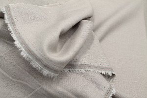 Tissu Lin Viscose Uni Beige -Au Mètre 2