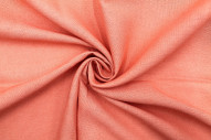 Tissu Lin Viscose Uni Corail -Au Mètre