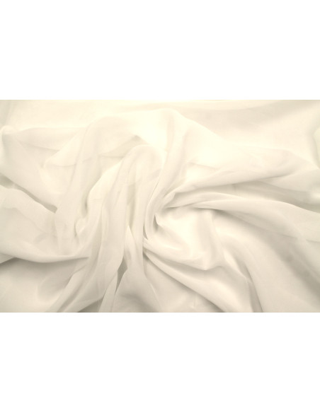 Tissu Mousseline Unie Ecru -Au Mètre