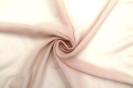 Tissu Mousseline Unie Saumon -Au Mètre