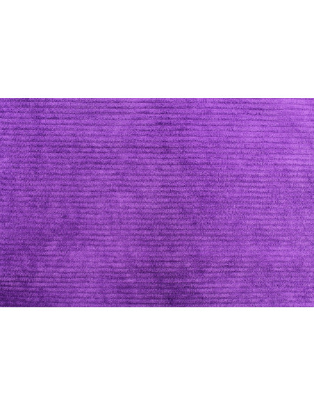 Tissu Velours Maille Côtelé Violet -Au Mètre
