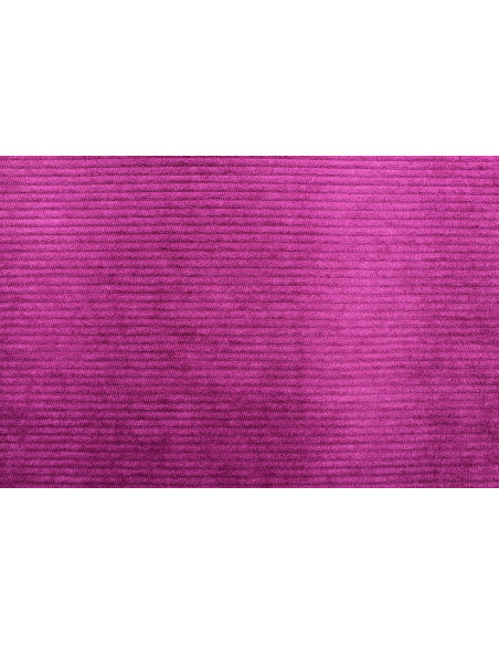 Tissu Velours Maille Côtelé Cyclamen -Au Mètre