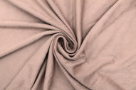 Tissu Suédine Maille Lourde Bois de Rose -Au Mètre